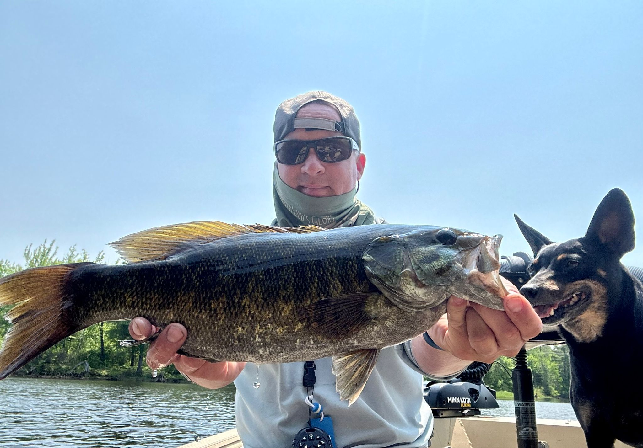Wisconsin guided fishing trip with trophy smallmouth bass