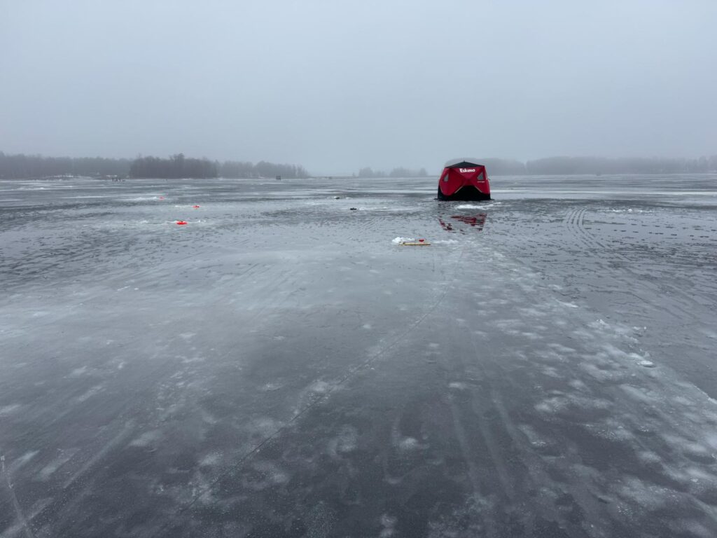 ice fishing